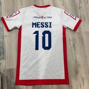MESSI MICHELOB ULTRA Staple Red and White JERSEY MEN SIZE SMALL